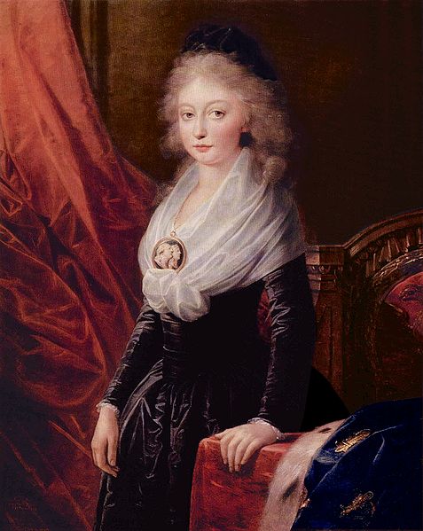 Portrait of Marie Therese de Bourbon